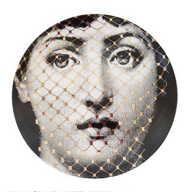 Human Face Plate Jewelry Storage Dish Ornaments Rectangular Tray Candle Holder Jar Candelabra Home Decoration tray: 16