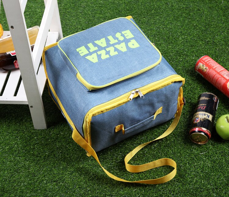Insulated Picnic Cooler Bags Cake Pizza Lunch Picnic Box Insulated Cool Handbags Ice Pack Thermo Portable Insulation Pouch smlg