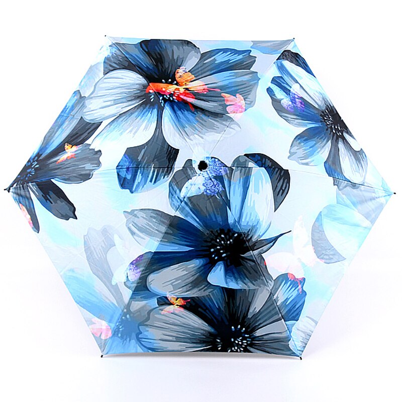 YADA Ins BIG Flowers Pattern 5-Folding Rainy Mini ... – Vicedeal