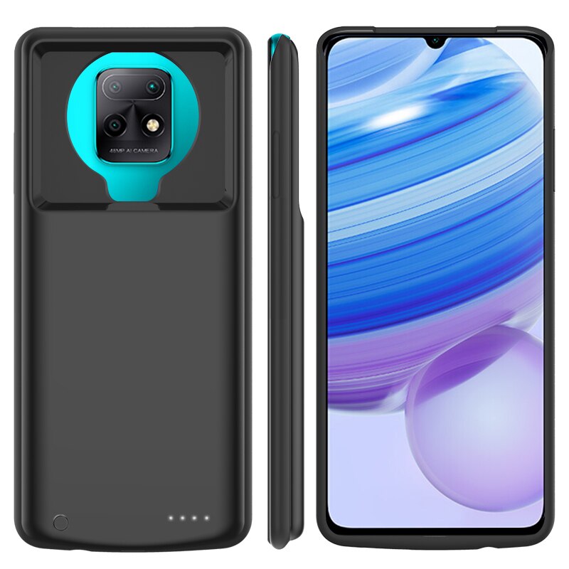 6800 mah dunne batterij met achterclip, telefoonlader voor redmi 10, 10x pro move-voeding, batterijbank, powercase voor redmi 10x pro-hoesje