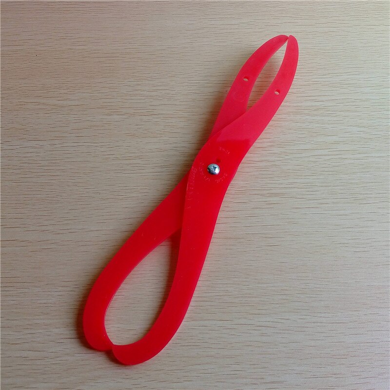 6" Length Bent-leg Plastic Caliper Clay Sculpture Ceramic Measuring Pottery Tools Red