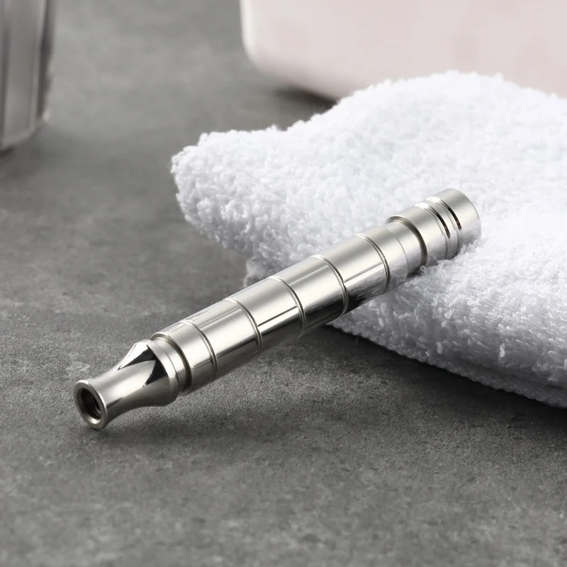 YAQI Saturn gepolijst 303 roestvrij staal veiligheidsscheermeshandvat voor heren