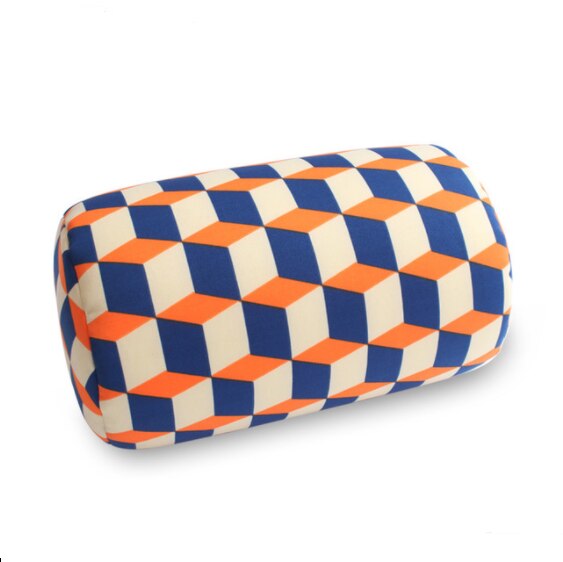 Mylb – oreiller en rouleau de microbilles à impression douce, coussin de voiture, Support de tête, de jambe et de dos, traversin de lit: 3