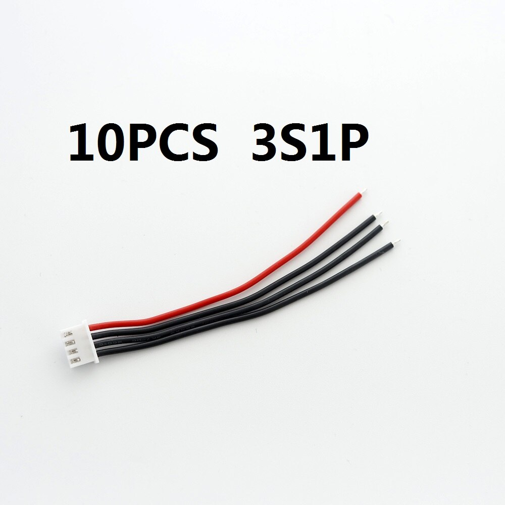 10 sztuk/partia 2s 3s 4s 5s 6s LiPo akumulator balans ładowarka wtyczka linia/przewód/złącze 22AWG 100mm JST-XH2.54 kabel balansujący do zabawek RC: YELLOW