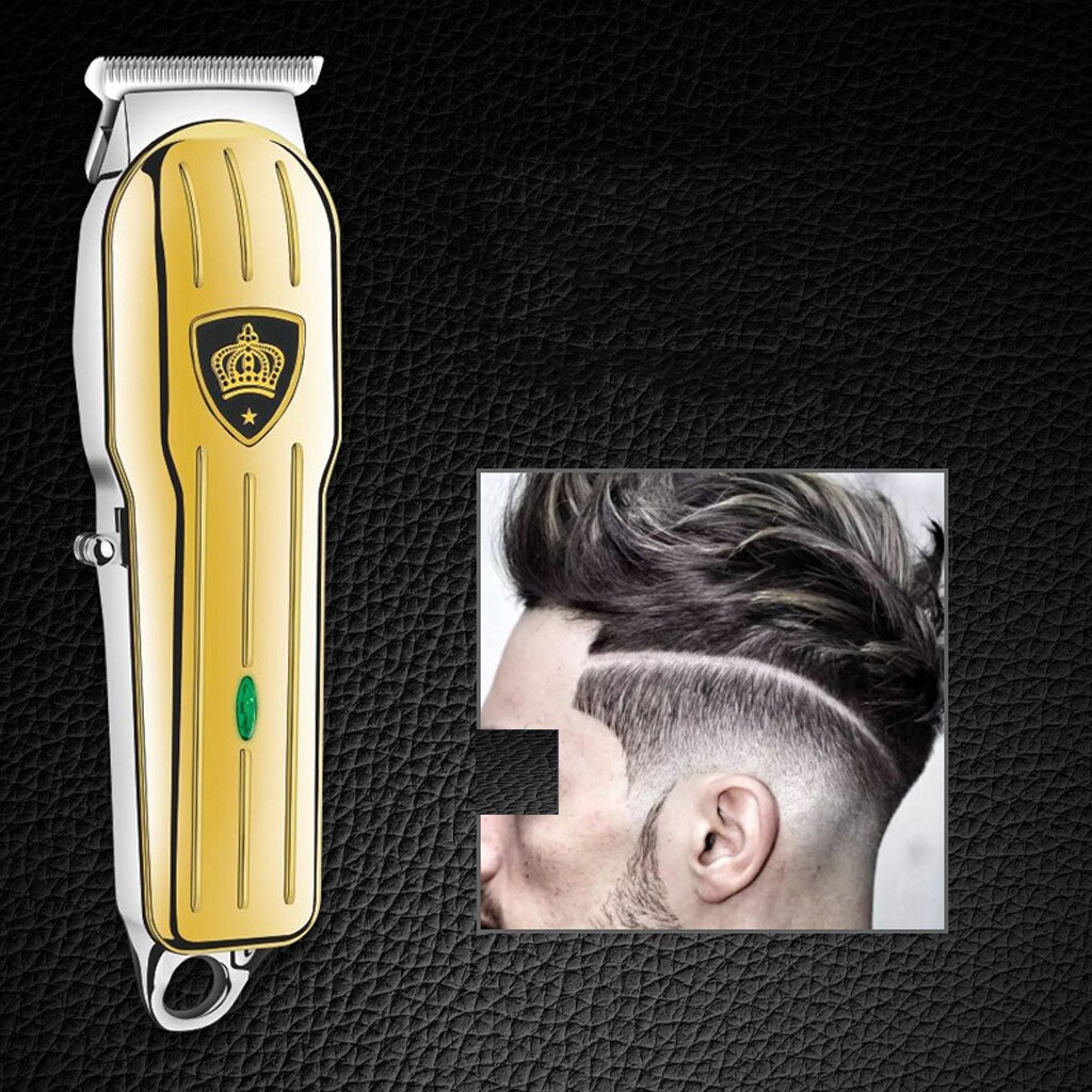 Draadloze tondeuseset, trimmer, haarknipset met / 4 geleidekammen en borstel