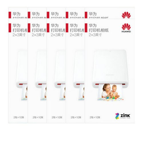 Huawei 2*3 Zoll Zink Foto Papier Für Huawei CV80 Drucker HP Kanon Zoemini LG PD261 251 233 239SP foto Papier Fotografico