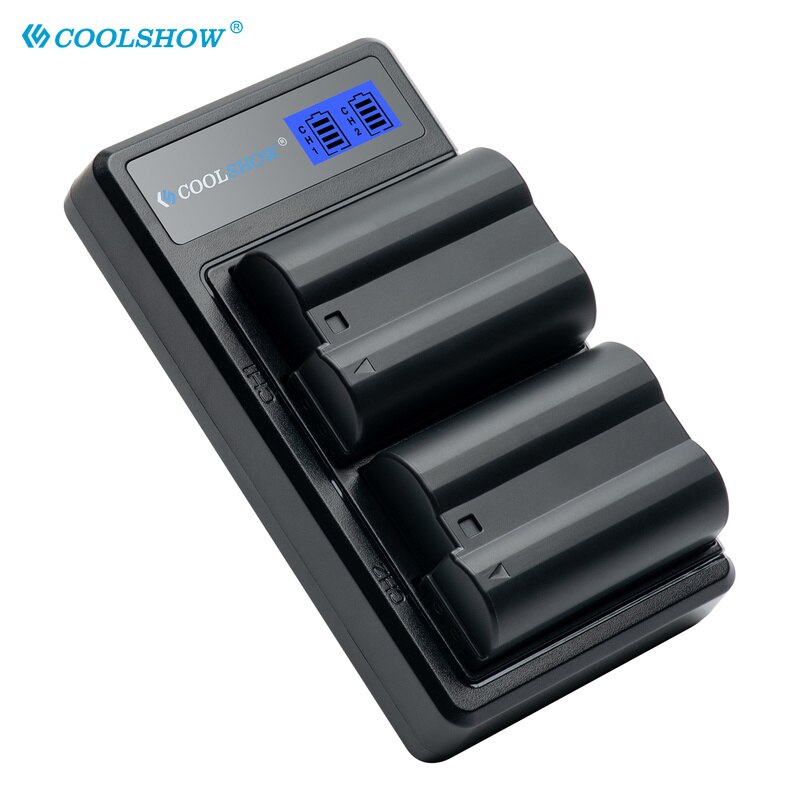 Batería de cámara EN-EL15 /EN-EL15a para Nikon D7500 D7200 D7100 D7000 D850 D810 D810A D800 D800E 1900mah EL15