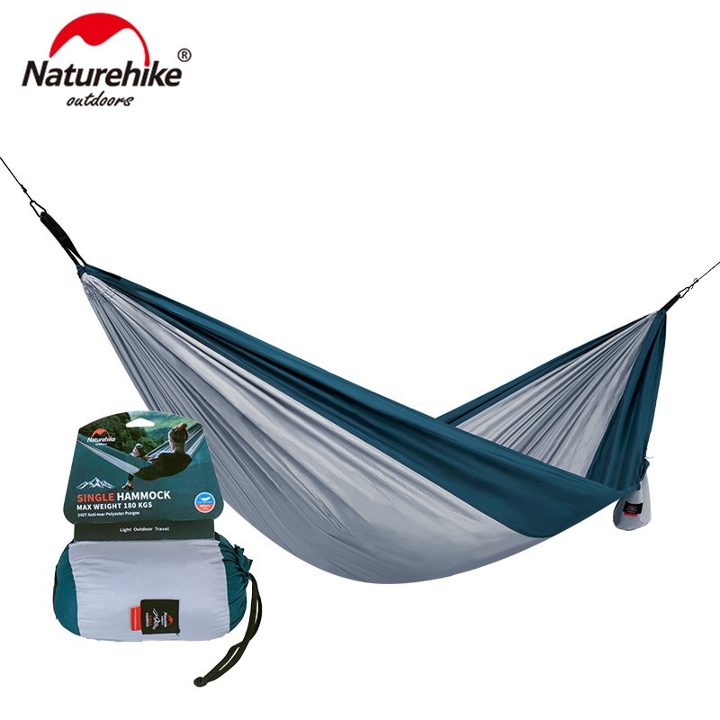 Naturehike Outdoor Camping Hangmat Draagbare Volwassen Wandelen Hangmat Enkel Dubbel Ultralight