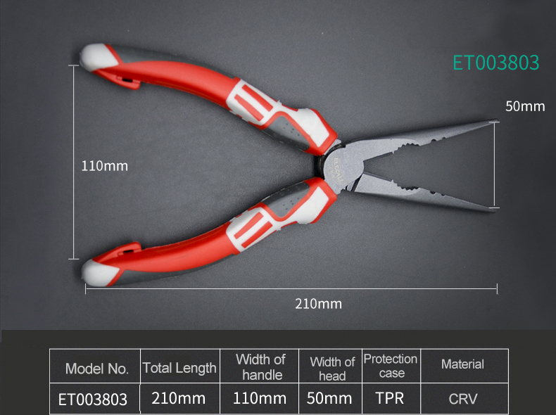 ELECALL 6" 8" Eletrition tool pliers Long nose nippers Diagonal pliers Beading Cable Wire Side Cutter Cutting Nippers hand tools