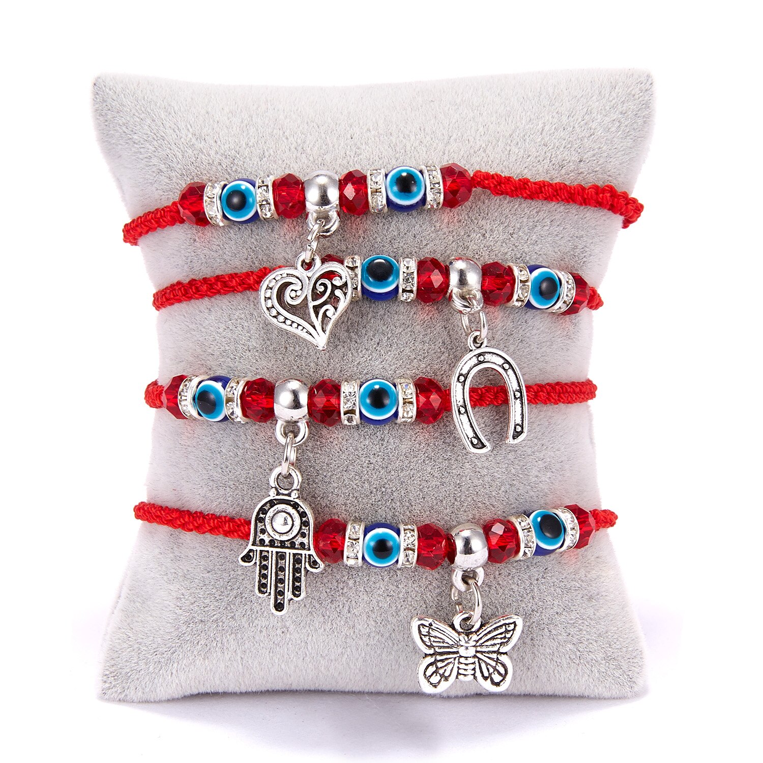 Türkische Evil Eye Armbänder Für Frauen Red String Hamsa Armbänder Handgemachte Geflochtenen Seil Glück Armband Weiblichen Freundschaft Schmuck