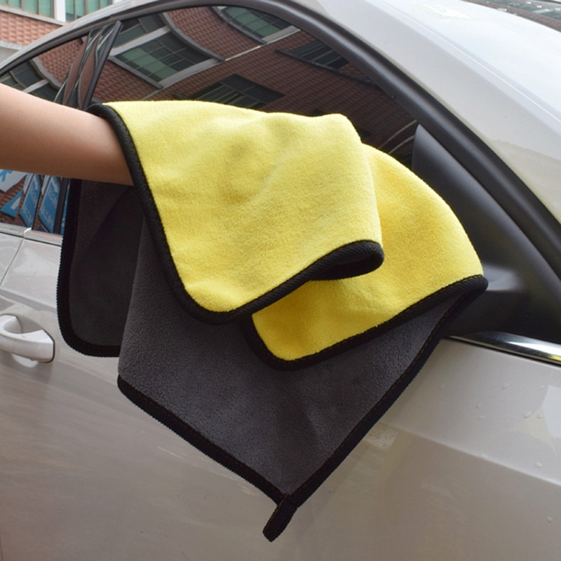 Bil maling pleje polering vask håndklæder plys mikrofiber vask tørring voks vokshåndklæde bil rengøringsklud detaljer bil vask håndklæde