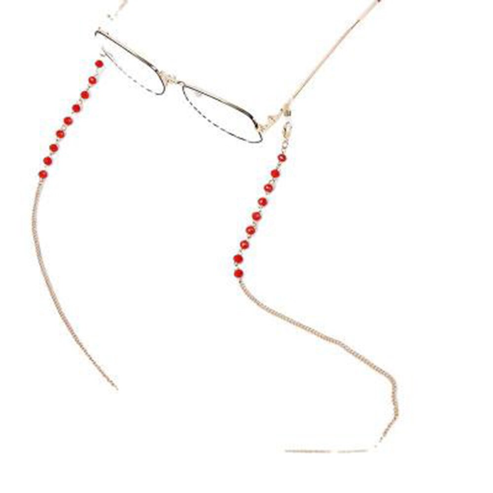 Nowe kryształbyć winnym kolorowe zroszony okulary łańcuchy dla kobiet maska smycz antypoślizgowe czytanie okulary pasek robić okularów przeciwsłonecznych przewód