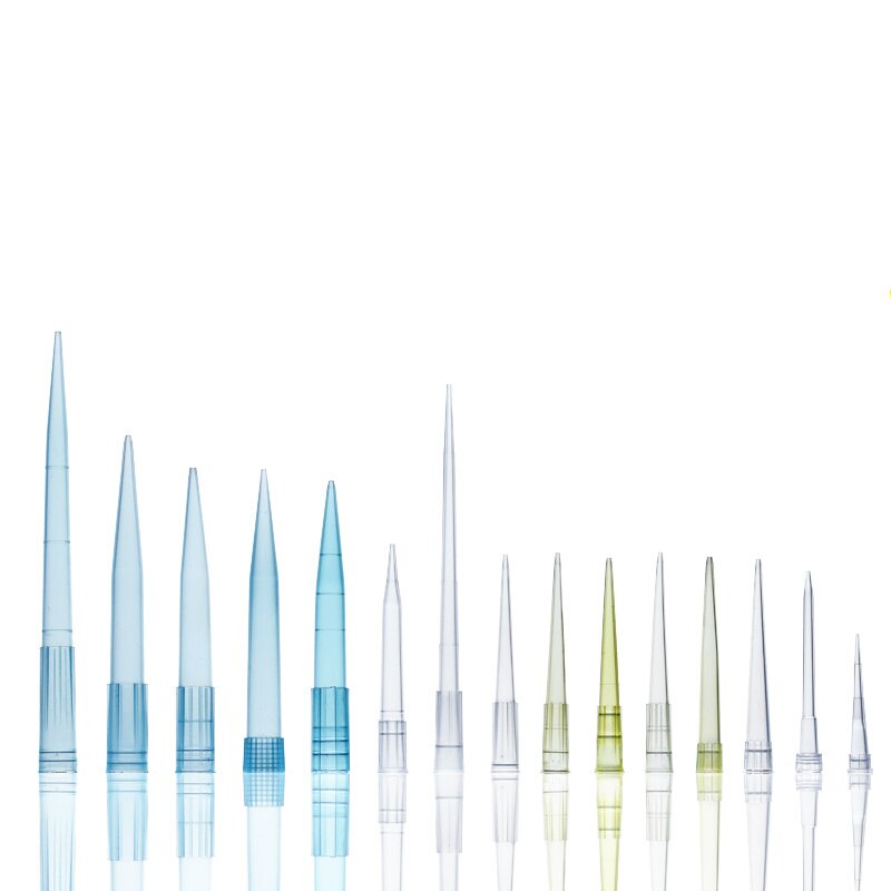 1000 stk lab engangs pp gul 200ul pipettespisser