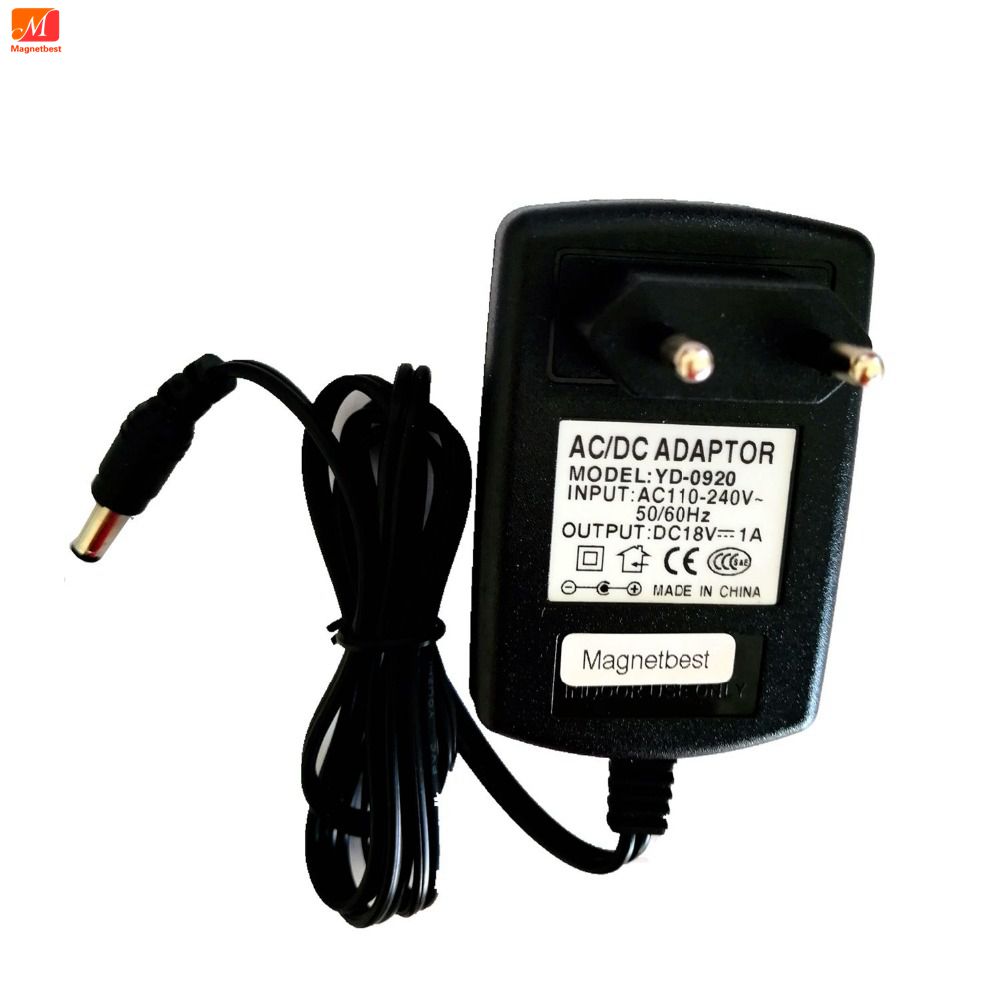 18v x 1a ac/dc nätadapter laddare för booster pac esa 22 es217 es2500ke es2500 esa 217 es5000 esp 5500 laddare eu/us-kontakt