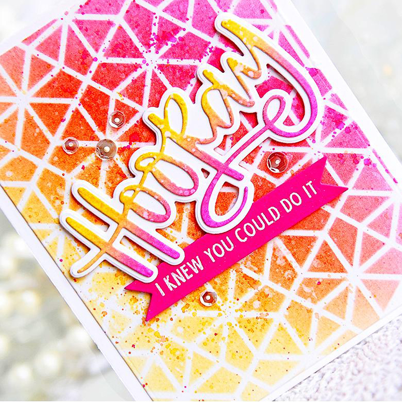 Geometric Diagram Stencil for DIY Scrapbooking DIY Paper Cards Making Craft Plastic Templates Decoration Embellishment