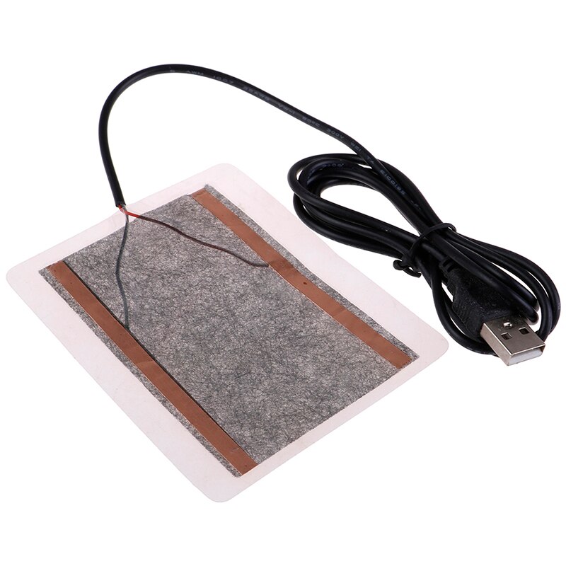 10*4cm draagbare usb-warmers, verwarmingsplaten voor in de winter, voor muismatten, schoenen, golfplaten, elektrische verwarmingsmatten