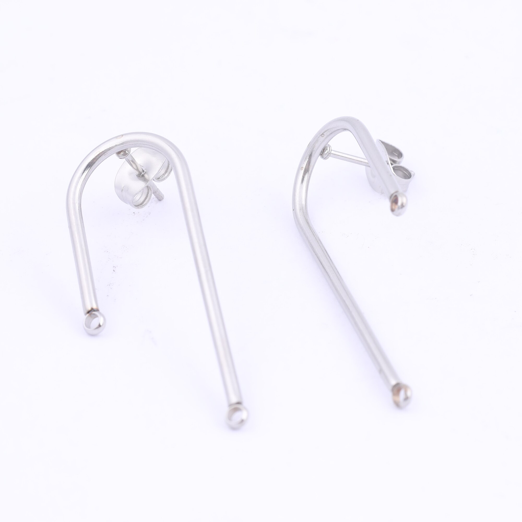 10Pcs Rvs Lange Stok Bar Earring Berichten Vergulde Diy Oor Conectors Voor Sieraden Maken Levert: type 05