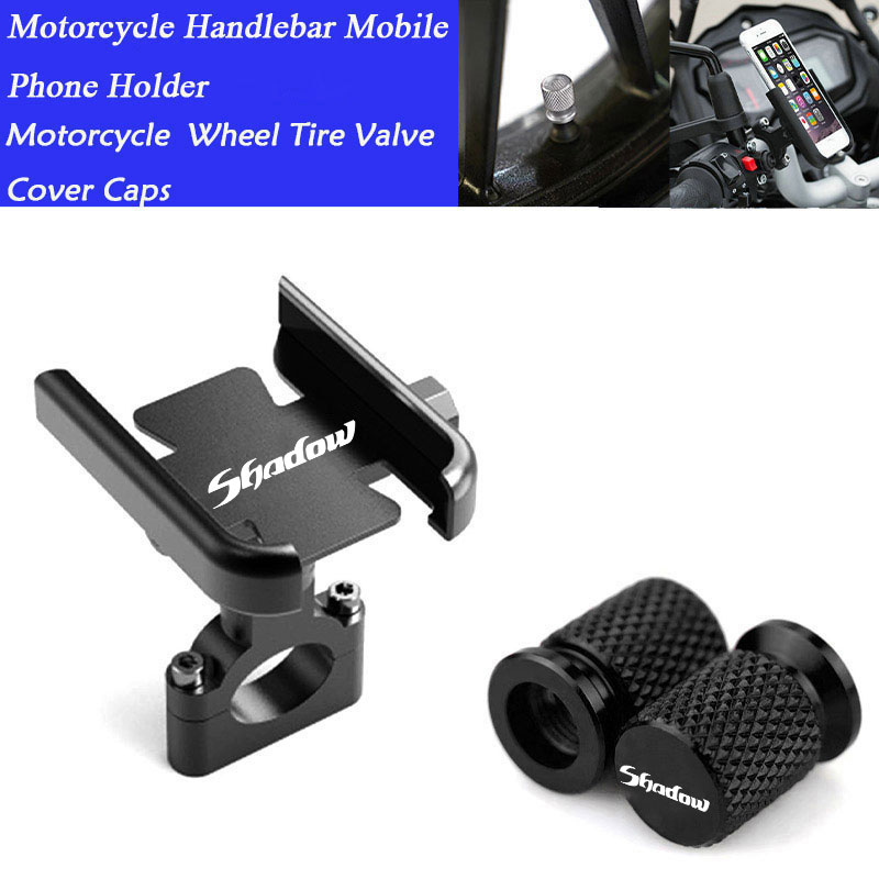 Support de téléphone portable pour guidon de moto, support GPS, Honda Shadow VT 400, 600, 750, 1100, VT400, VTfemale 1300, accessoires: Champagne
