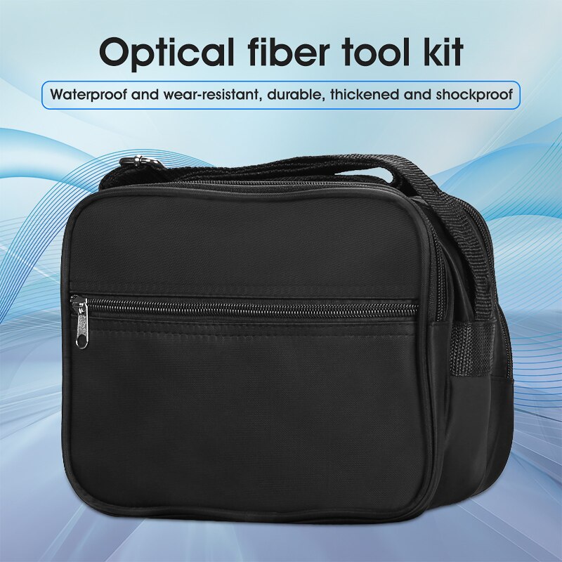 FTTH Optical Fiber Tool Kit Bag for VFL Power Meter 23cmX16cmX19cm FTTH Optical Fiber Tool Kit Bag