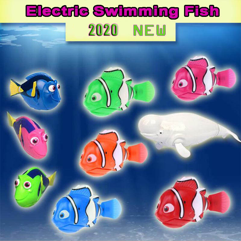 Jouet de natation électronique amusant, poisson activé par batterie, animal de compagnie pour réservoir de pêche, décoration, nouveauté 2022