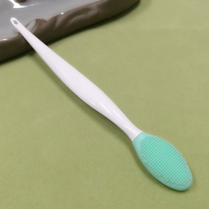 Cepillos de limpieza de silicona Facial, herramienta de limpieza Facial, poros y espinillas exfoliante, eliminación de brocha para la nariz: Azul cielo