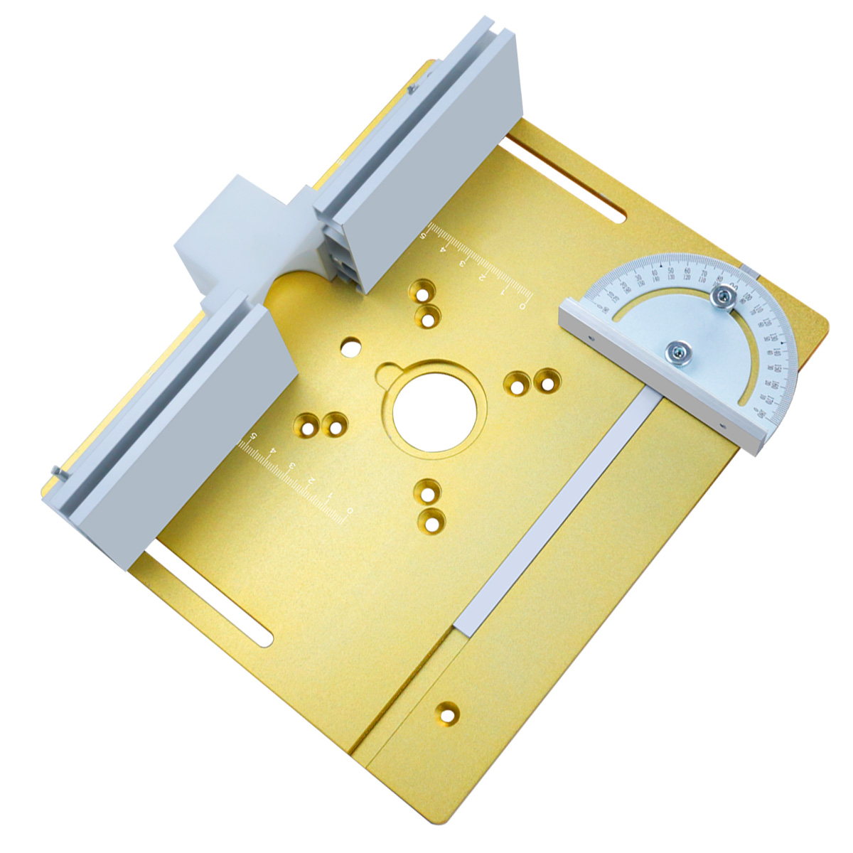 Woodwork router table Router Lift & Aluminum Router Plate for Wood Trimming Machine DIY Woodworking Tool Working Benche: Yellow