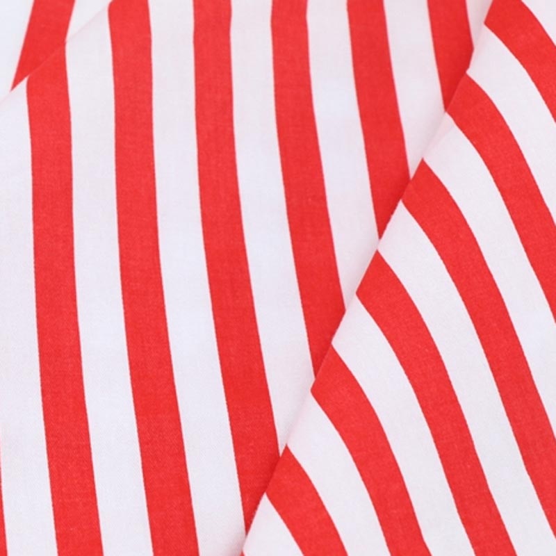 160CM * 50CM tela de algodón azul gris rojo caqui negro 1 cm tela de rayas para DIY ropa de cama remiendo de ropa decoraciones textiles para el hogar
