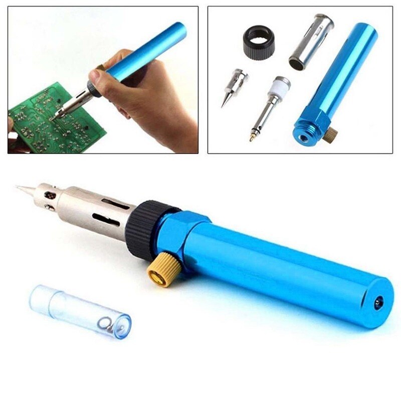 Gas Blow Torch Soldering Solder Iron Pen Butane Cordless Welding Pen