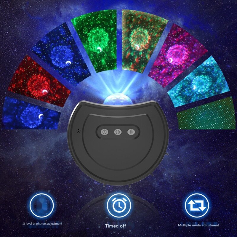 Led Galaxy Projector for Room Decor Usb Sky Starlight with Remote Control Theater Lighting Night Light Mood Ambiance