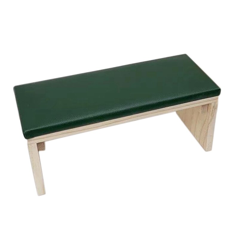 Nail Hand Kussen Pu Lederen Handsteun Kussen Arm Rest Nail Art Stand Hand Rest Voor Nail Salon Manicure Tafel: Chocolade