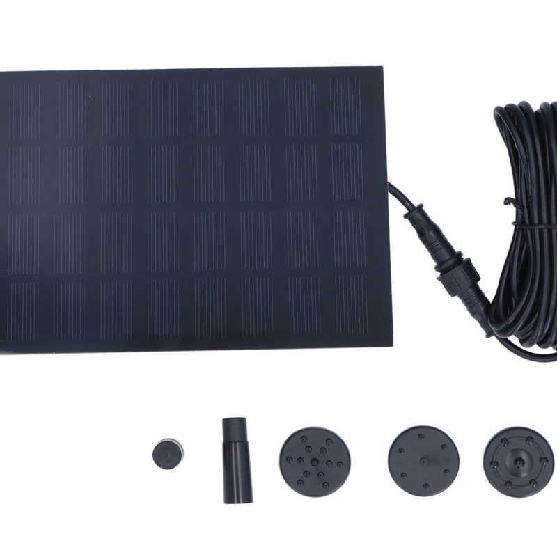 Solar Powered Fountain Floating Water Pump 180L/H for Gardens for Aquariums