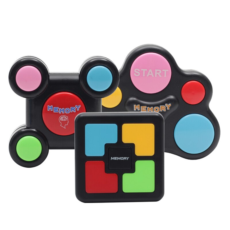 Memory Game Lights and Sounds Repeat Flashing Souptoys Memory Training Electronic Console Puzzles Anti-Stresstoys for children