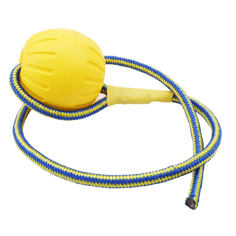 7/9 Cm Hond Opleiding Speelgoed Bal Onverwoestbaar Massief Rubberen Bal Chew Play Bite Speelgoed Met Carrier Touw Bite