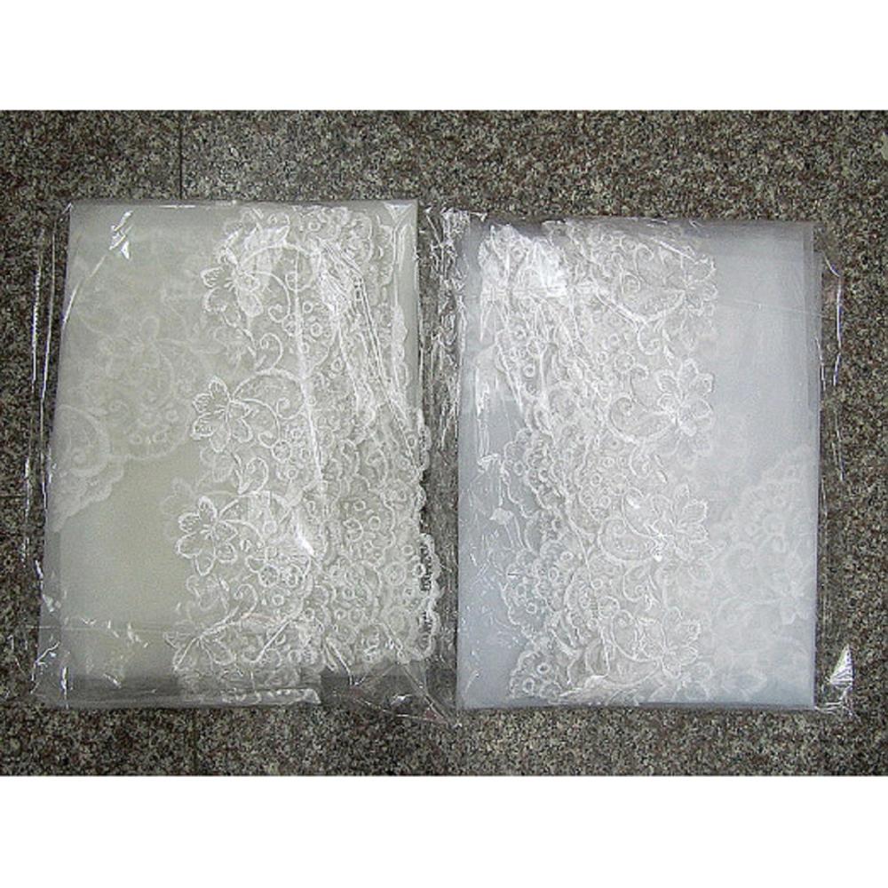 Velo de novia de tul corto de estilo Vintage, aplique de encaje de una capa, longitud hasta la Catedral, color blanco marfil,