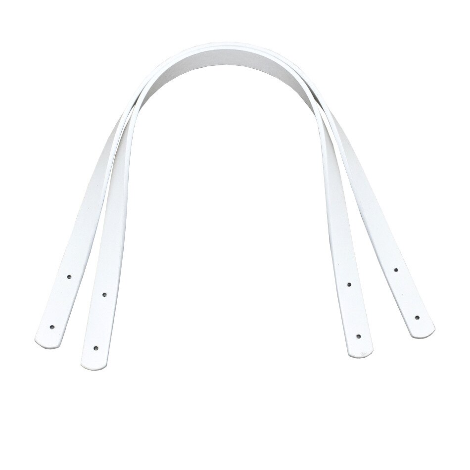 Arc Resin Bag Strap Plastic Purse Frame DIY Replacement Purse Straps Handle for Bag Craft Bag Making: white