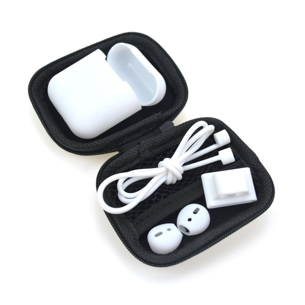 EVA Material Portable Earphone Protective Case Earbuds Hold Storage Carrying Hard Bag Box for Apple AirPod iPhone 7 Earphone