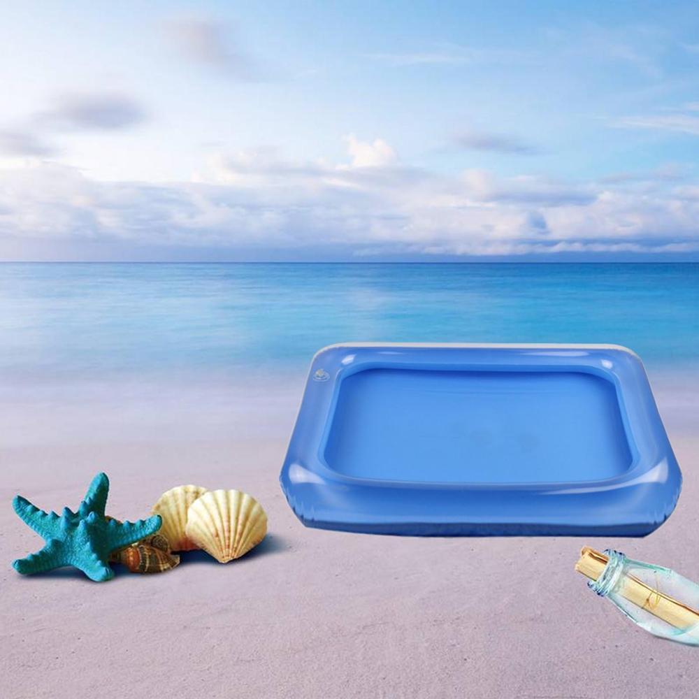 Kids Draagbare Opblaasbare Zandbak Vormbaar Strand Zand Klei Modder Play Lade Spelen Zand Tool Accessoires Speelgoed Willekeurige Kleur
