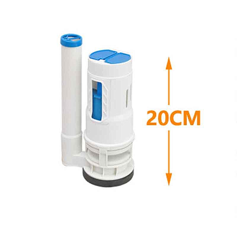 20cm Flush Drain Valve Toilet Water Tank Drain Valve ABS Plastic One Piece Toilet Flush Valves Suitable For All-in-one Toilet
