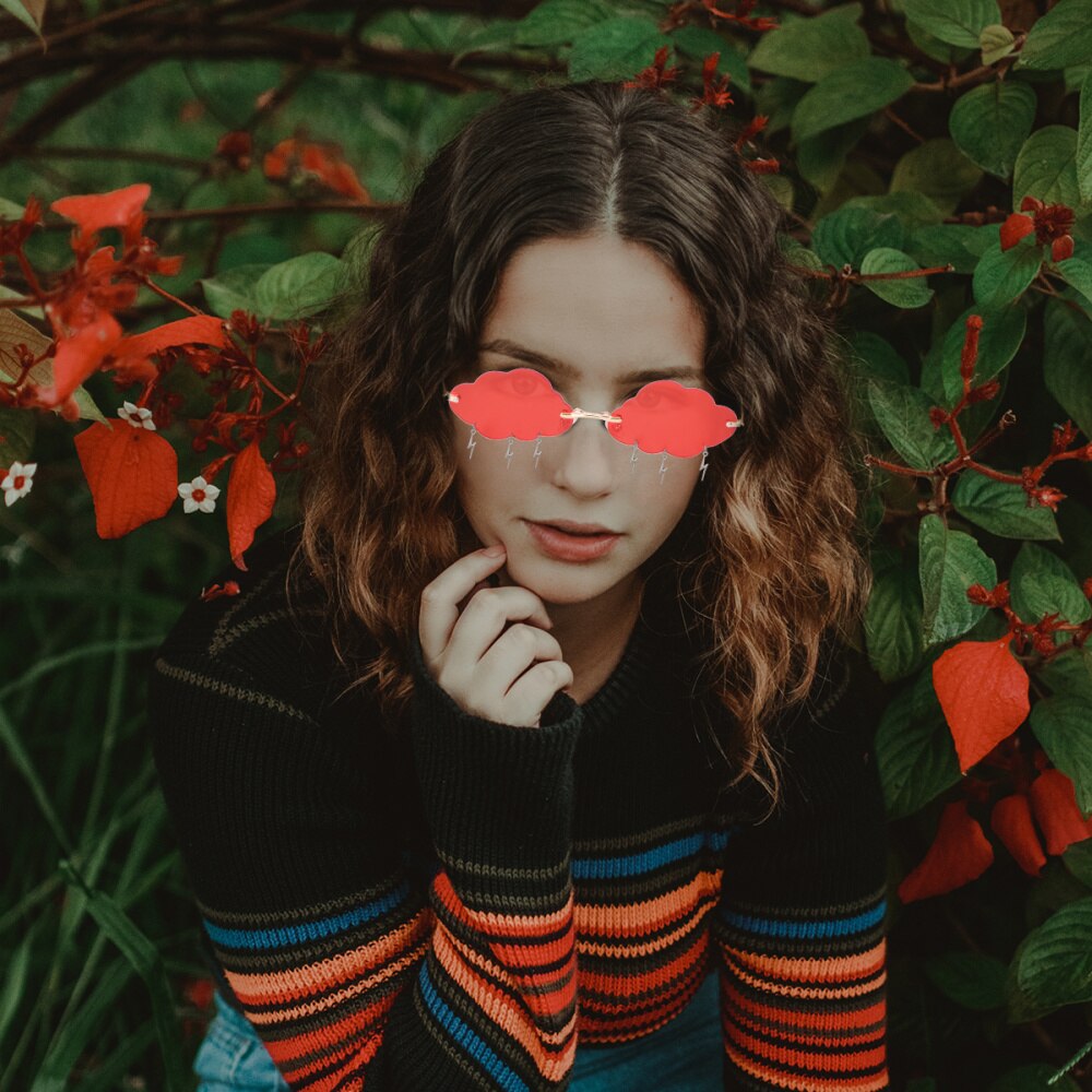 1 Paar Partij Cloud Bril Zonnebril Stijlvolle Bril Voor