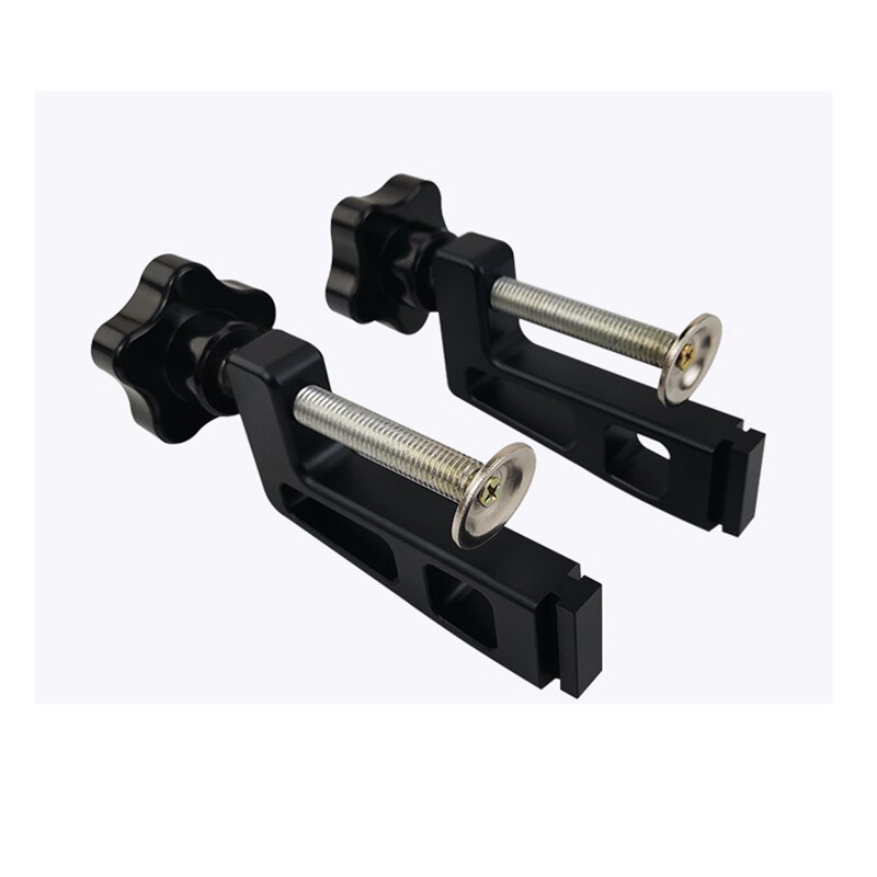 600/800mm Aluminium Profile 75mm Height T-tracks Sliding Brackets and Fixture Woodworking Workbench DIY Tool: Clamps