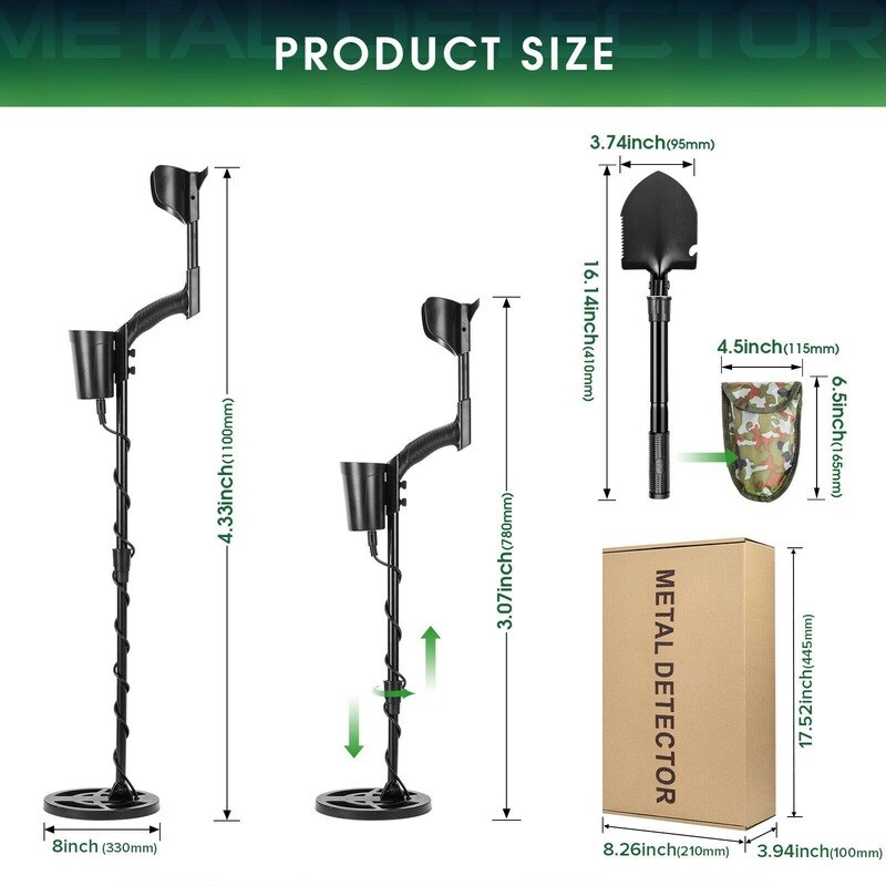 GT620G Underground Gold Detector Metal Detector Gold Finder With LCD Display Waterproof Searching Coil
