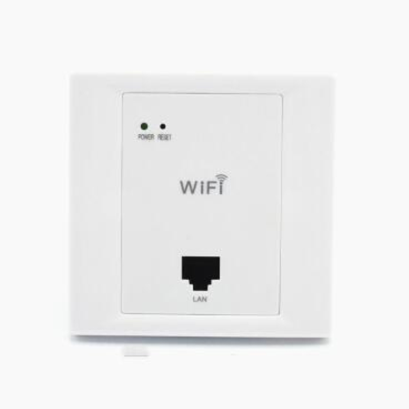 ANDDEAR White Wireless WiFi in Wall AP Hotel Rooms Wi-Fi Cover Mini Wall-mount AP Router Access Point