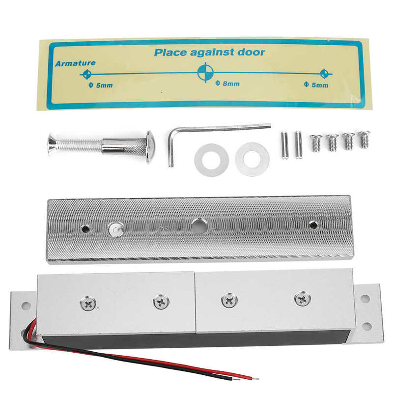 Houten Deur Magnetisch Slot 280Kg/617lb Deurslot Studeerkamer Metalen Deur Voor Slaapkamer Houten Deur