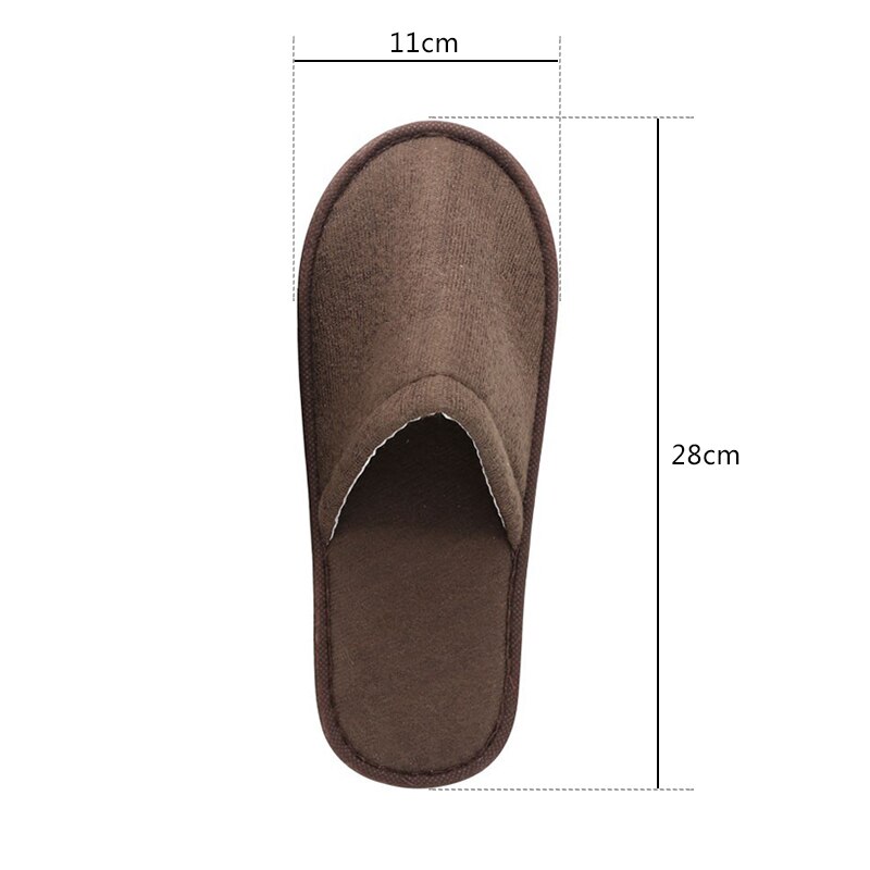 Zapatillas de interior desechables Unisex, calzado informal de Spa para viaje en Hotel o en casa, zapatillas antideslizantes de tela de algodón para hombre y mujer