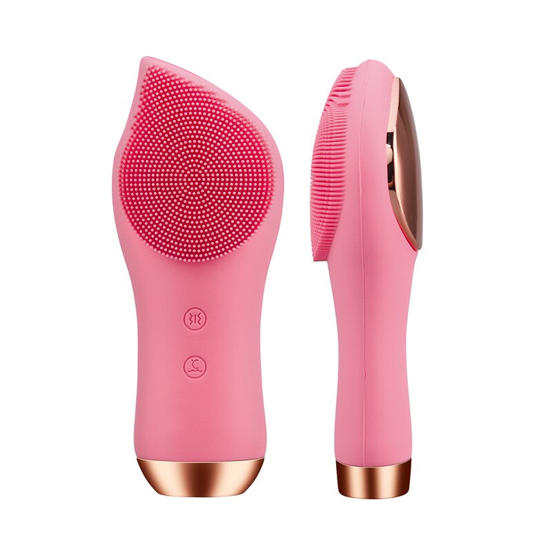 Nettoyeur Visage Électrique Silicone USB - Brosse De Nettoyage Avec 4 Couleurs