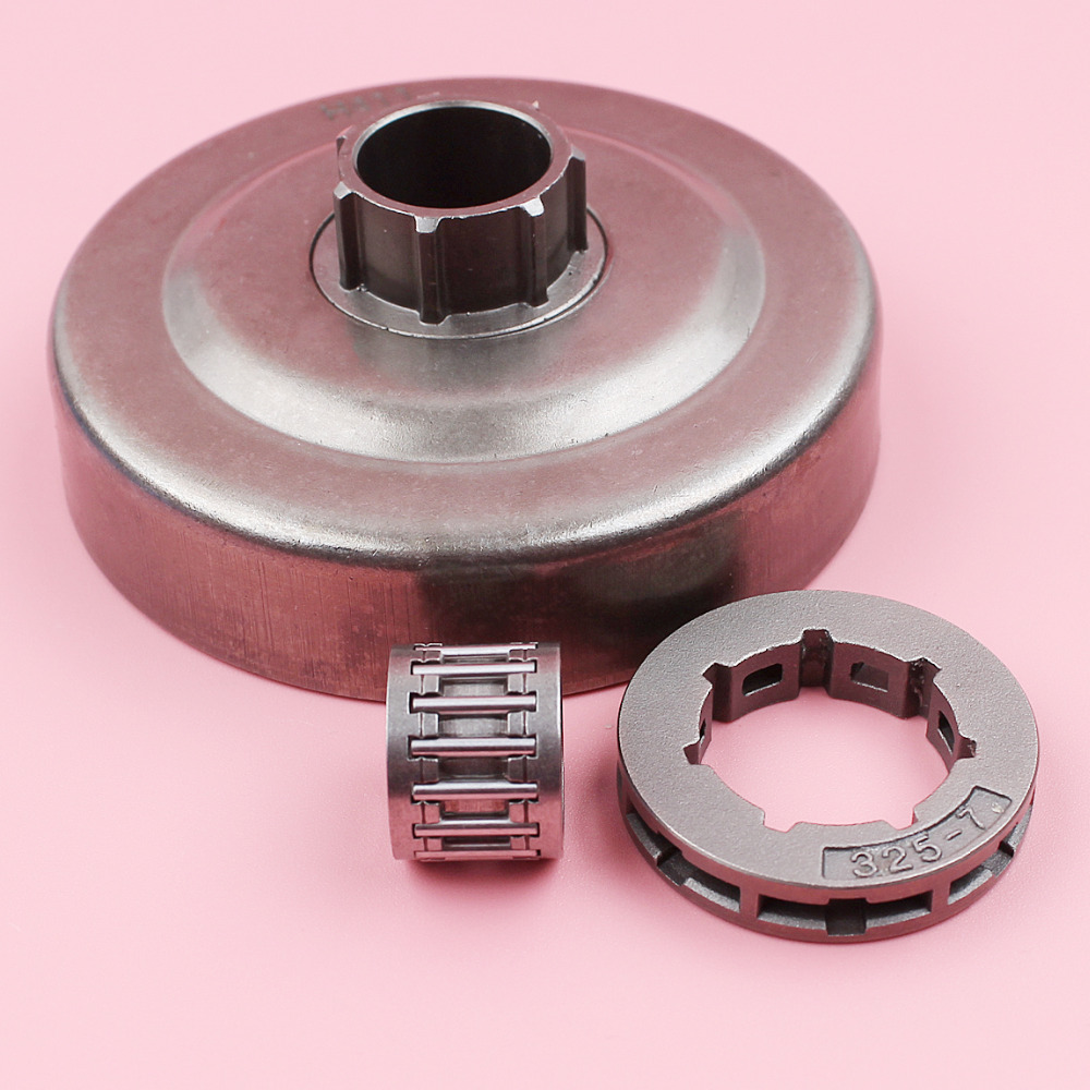 Tambour d'embrayage. Pièces de rechange pour Husqvarna 50 51 55 325, pignon à jante de 254 "7T 19mm