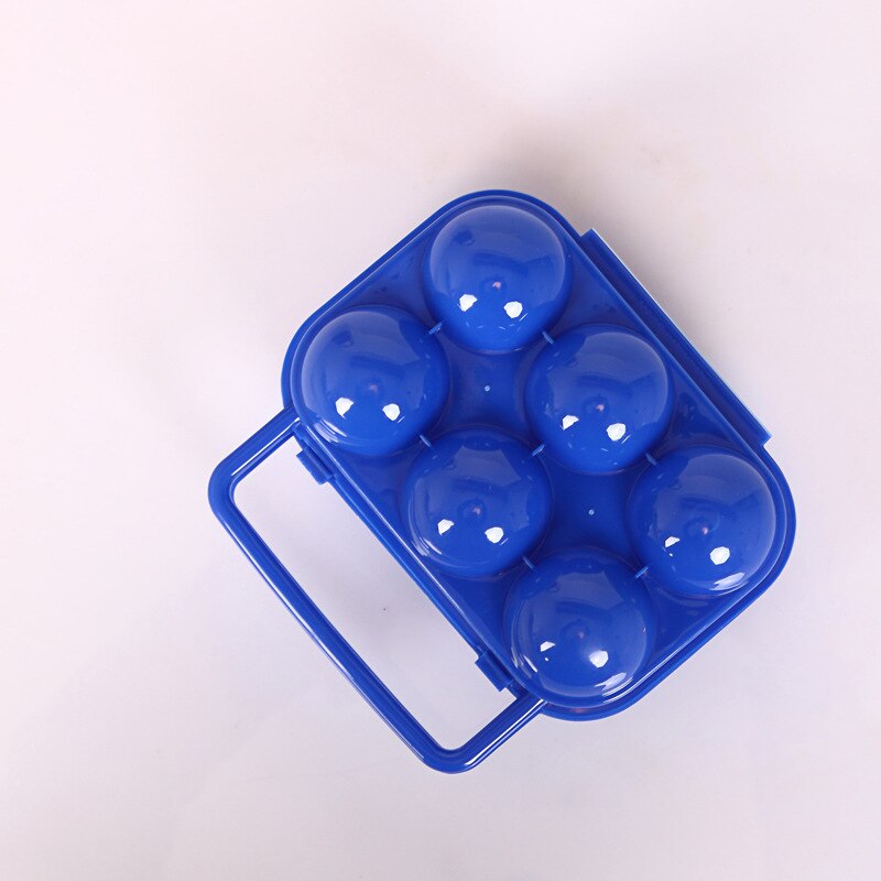 Mrosaa bærbart køkken praktisk beholder æg opbevaringsboks container vandreture udendørs campingbærer til 6 æg kasse