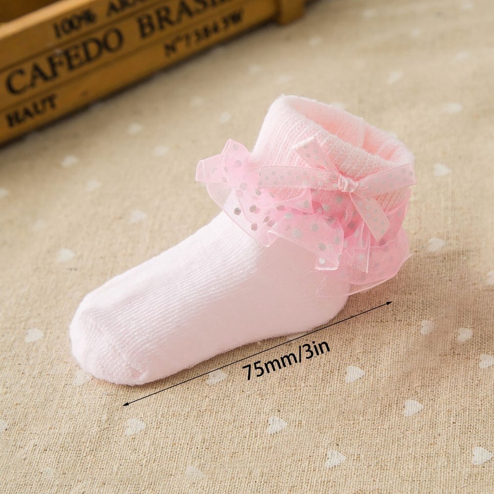 Heißer! Kaufen Baby Mädchen Kleinkinder Socken Gekämmte Baumwolle Socken Baby Mädchen Bowknots Socken Herbst Winter Skidproof Prinzessin Socken