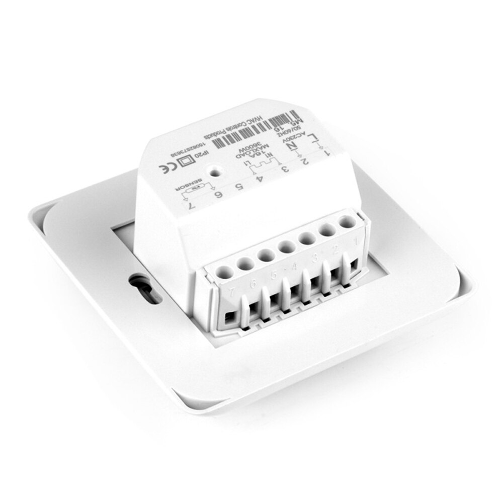 Useful Room Floor Heating Thermostat Air Condition Temperature Control Switch 16A 220V Controller Sensor 5-40 degrees Celsius