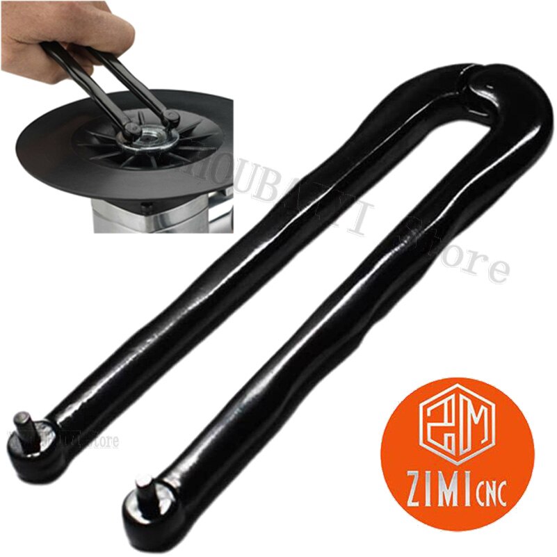 4Mm Verstelbare Ronde Moer Handvat Zwart Pin Tang Hoek Grinder Wrench Dubbele Pin Multifunctionele Open End Universal Wrench